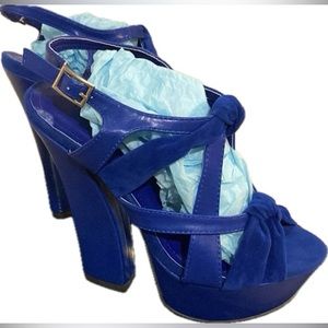 NWOT Liliana 💙Blue Heels👡🦋